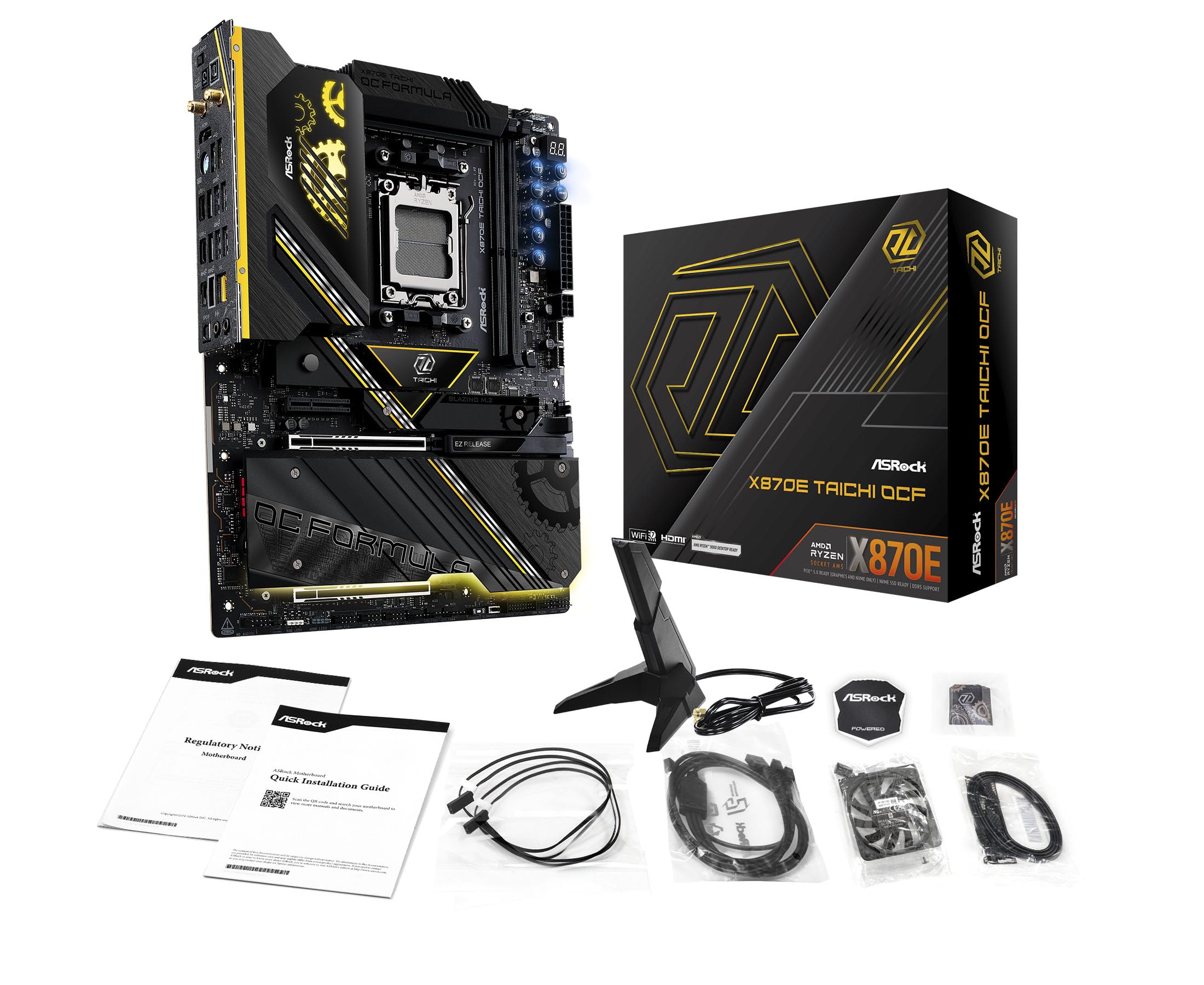 ASRock X870E TAICHI マザーボード Amazon | ASRock X870E Taichi OCF ソケット AM5 ATX マザーボード AMD